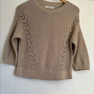 LOFT Women's Tan Sweater